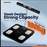 ترازو و آنالیزور هوشمند بدن Porodo مدل PDLFST089BK