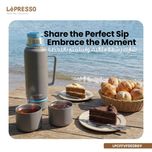 فلاسک مسافرتی با طراحی مدرن برند LePresso مدل LPCFFVF0028