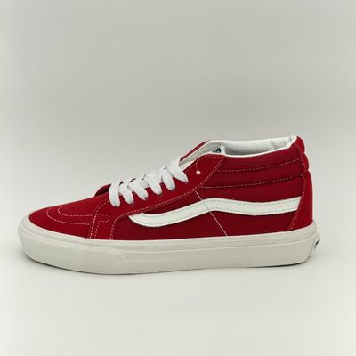 ونس اسکیت مید زرشکی/Vans sk8 mid red wine