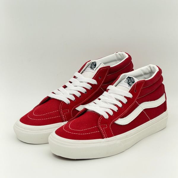 ونس اسکیت مید زرشکی/Vans sk8 mid red wine