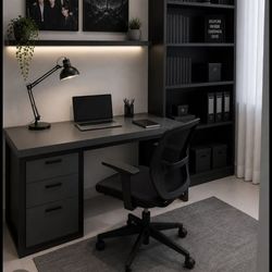 میز تحریر و کتابخانه رستا