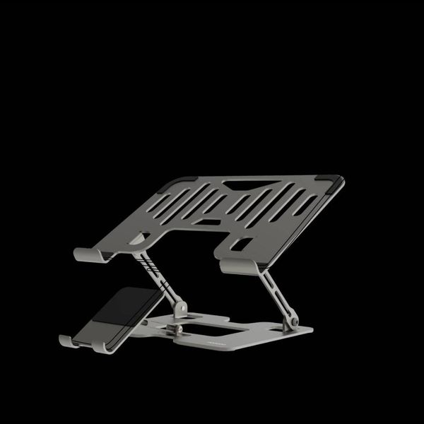 پایه و استند لپ‌تاپ و گوشی پورودو مدل PD-HSM09 اورجینال | طراحی تاشو و تنظیم ارتفاع و زاویه | ارگونومی عالی و نظم‌دهی به میز کار