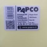 دفتر 100 برگ طرح پاستلی خرگوش پاپکو جلد p.p