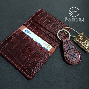 کیف جا کارتی چرم