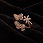 انگشتر پروانه مارک ژوپینگ / سایز 6 و 8