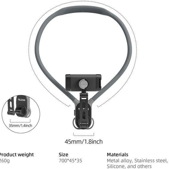 هولدر گردنی موبایل تلسین Telesin S2-HNB-02 POV Phone Holder