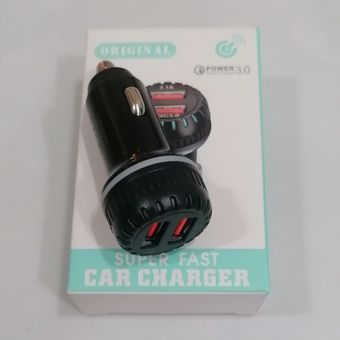 شارژر فندکی مدل Super fast car charger