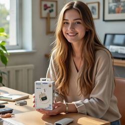 ایرپاد مشکی سامسونگ دارای 3 صفحه نمایشگر حتی روی هندزفری ها