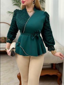 تونیک آستین دانتل 3697