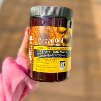 ماسک‌ مو یک‌ کیلویی آرگان ابریشمی لایتنس🍯