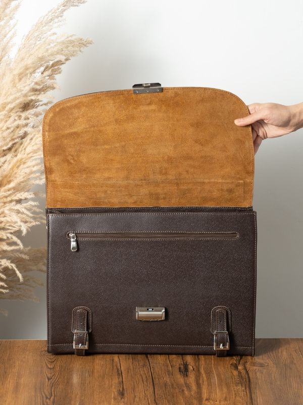 کیف اداری manco قهوه ای b210