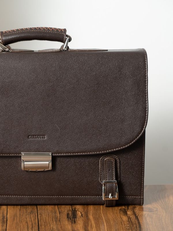 کیف اداری manco قهوه ای b210