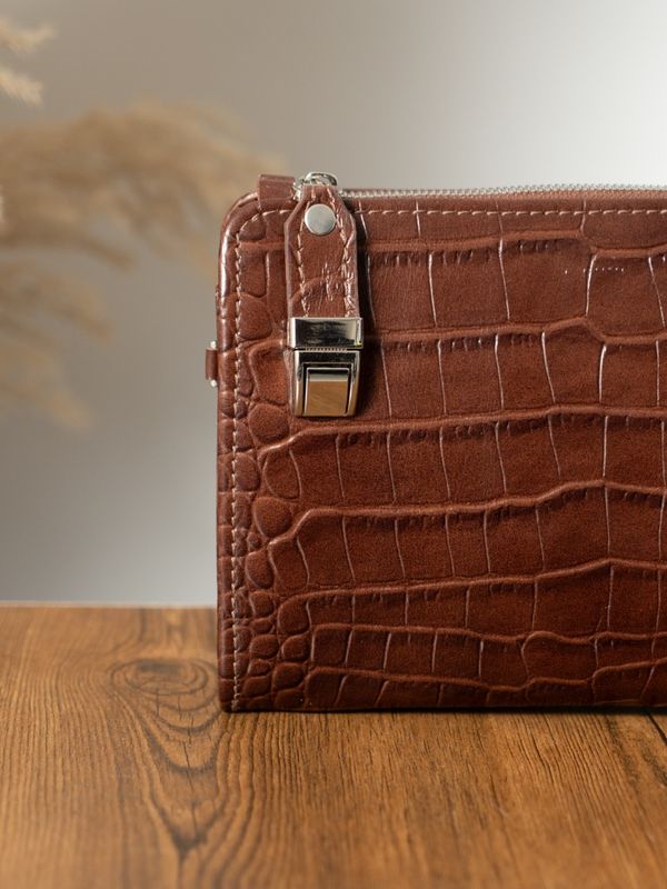 کیف دستی چرم طبیعی کد b212