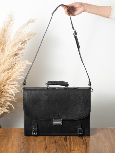 کیف اداری manco مشکی b211