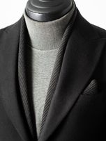 شالگردن و پوشت جناقی ذغالی s239