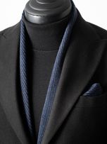 شالگردن و پوشت جناقی سرمه‌ای s238