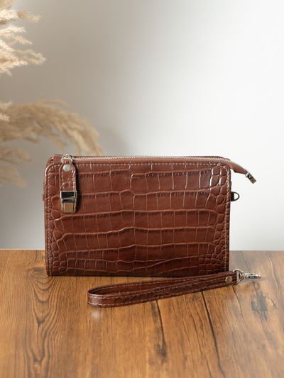 کیف دستی چرم طبیعی کد b212