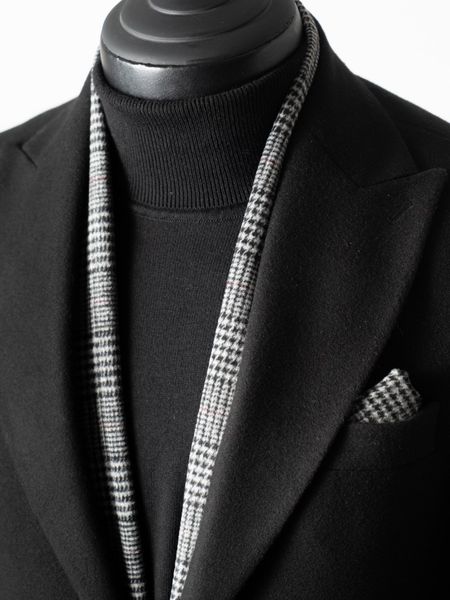 شالگردن و پوشت چهارخانه s237