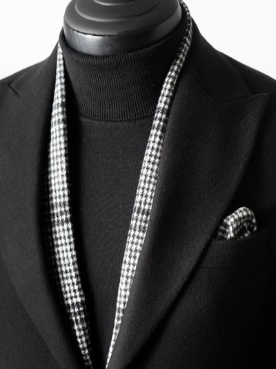 شالگردن و پوشت چهارخانه s236