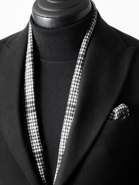 شالگردن و پوشت چهارخانه s236