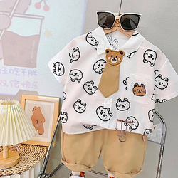 ست پیراهن شلوارک سه تیکه