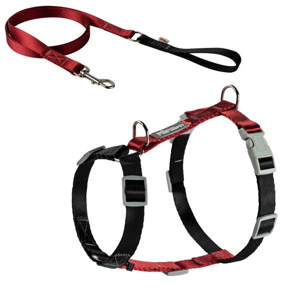 قلاده ی کتفی مدل سیلک H همراه با لید سایز 2 نیناپت / Ninapet harness H model size 2