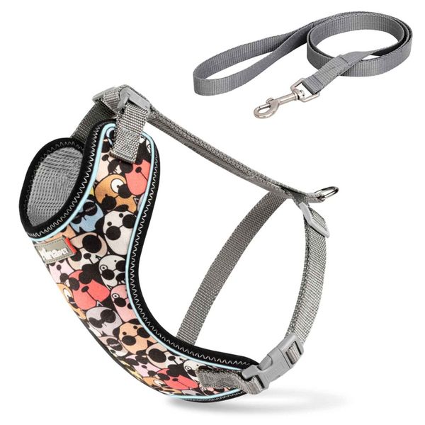 قلاده ی کتفی پد دار VIP همراه با لید سایز سه نیناپت / Ninapet VIP vest harness size 3