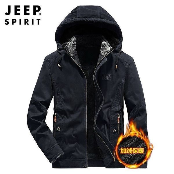 کاپشن مردانه مارک جیپ داخل تمام خز جنس رویه صددرصد کتان