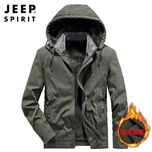 کاپشن مردانه مارک جیپ داخل تمام خز جنس رویه صددرصد کتان