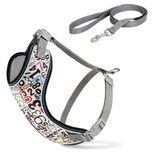 قلاده ی کتفی پد دار VIP همراه با لید سایز سه نیناپت / Ninapet VIP vest harness size 3