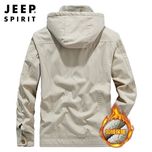 کاپشن مردانه مارک جیپ داخل تمام خز جنس رویه صددرصد کتان