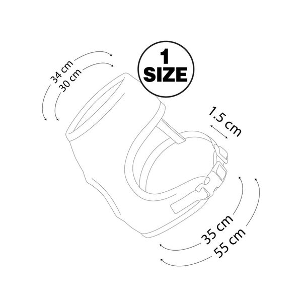 قلاده ی کتفی پد دار VIP همراه با لید سایز یک نیناپت / Ninapet VIP vest harness size 1