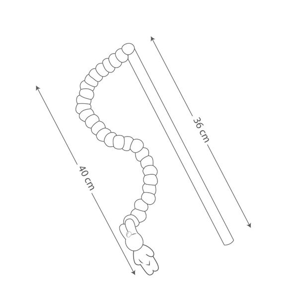 چوب بازی توپک و عروسک نیناپت / Ninapet doll