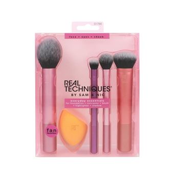 ست براش آرایشی ریل تکنیک مدل Everyday Essentials Real Techniques Everyday Essentials Brush Set