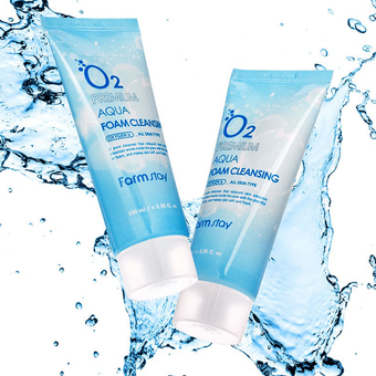 فوم شستشوی اکسیژن‌رسان فارم استی (O2 Premium Aqua)