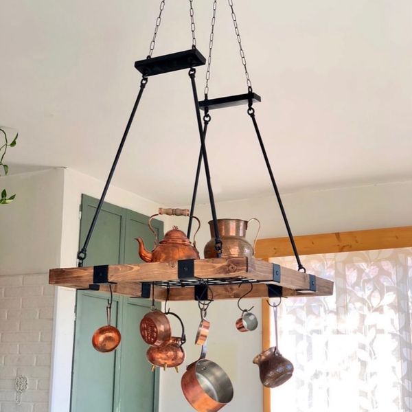 آویز سقفی چوبی