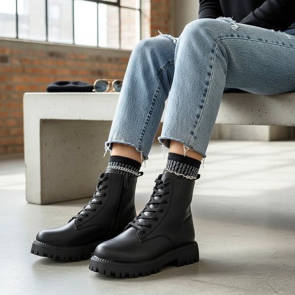 نیم بوت بغل زیپدار