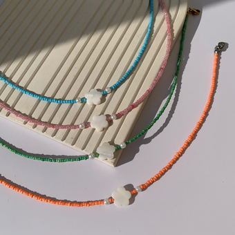 گردنبند منجوق صدفی   کد:20