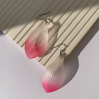 گوشواره آویزی پر   کد:362