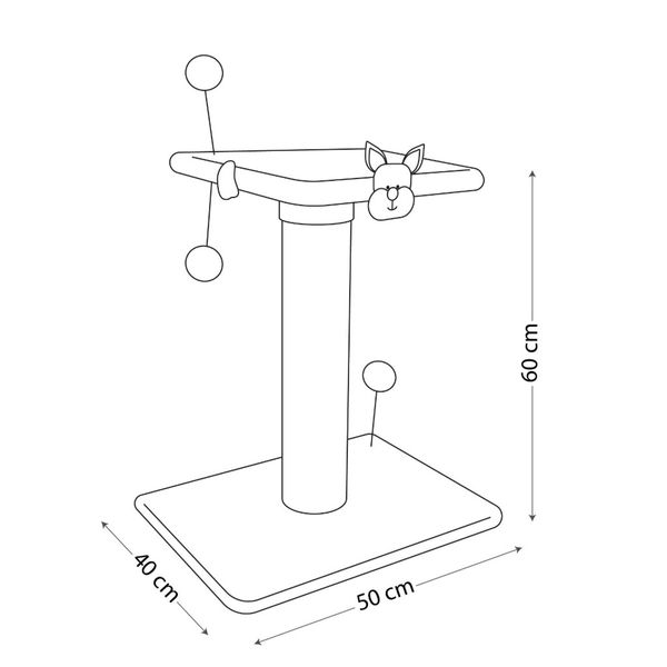 اسکرچر دو طبقه‌ی عروسکدار نیناپت