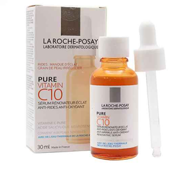 سرم ویتامین سی لاروش پوزای [جوانساز و روشن کننده] مدل Pure Vitamin C 10 la roche posay