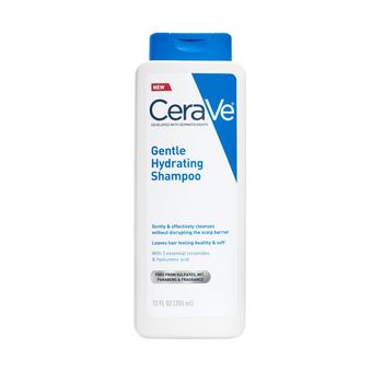 شامپو آبرسان ملایم سراوی مناسب پوست سر نرمال تا خشک (CeraVe Gentle Hydrating Shampoo) حجم 355 میلی‌لیتر
