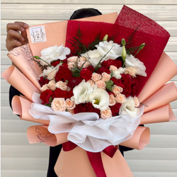 دسته گل لوکس گلبهی