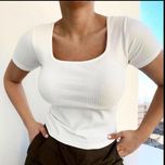 تیشرت زنانه و دخترانه مدل یقه خشتی