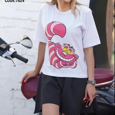 ست تیشرت شلوارک طرح گربه