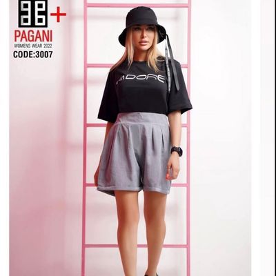 ست تیشرت شورتک دخترانه ADORE