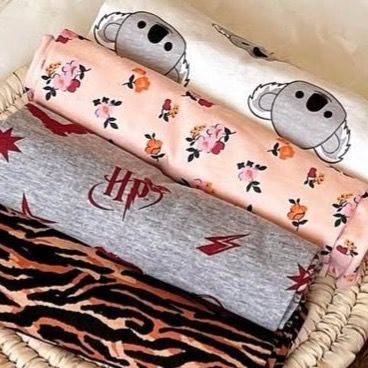 تیشرت نخ پنبه T&Your طرح گلگلی زمینه گلبهی (سایز S و M)