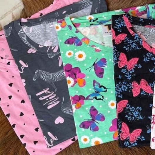 تیشرت نخ پنبه T&Your طرح گورخر فانتزی (سایز S و M)