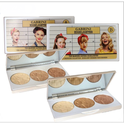 پالت هایلایتر سه رنگ گابرینی  |  Gabrini 3 in 1 Highlighter Palette