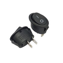 کلید راکر بیضی دوحالته دو پین KCD7-101